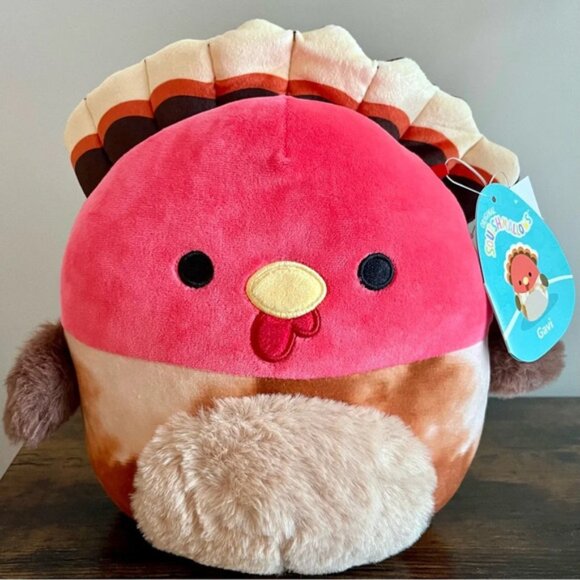 Squishmallows Gavi the Turkey 8 Thanksgiving Fall Brand - Picture 1 of 5